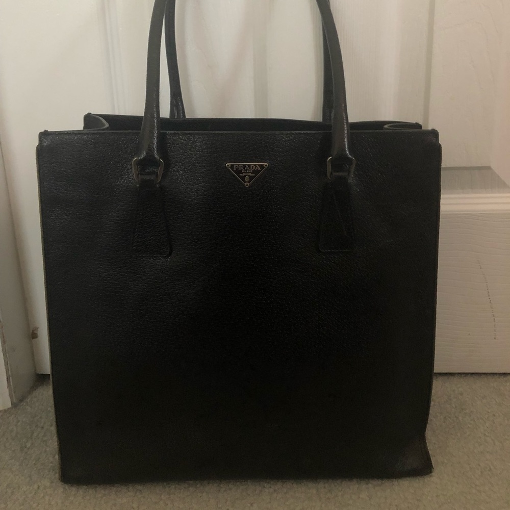 Authentic Vintage Prada Black Tote